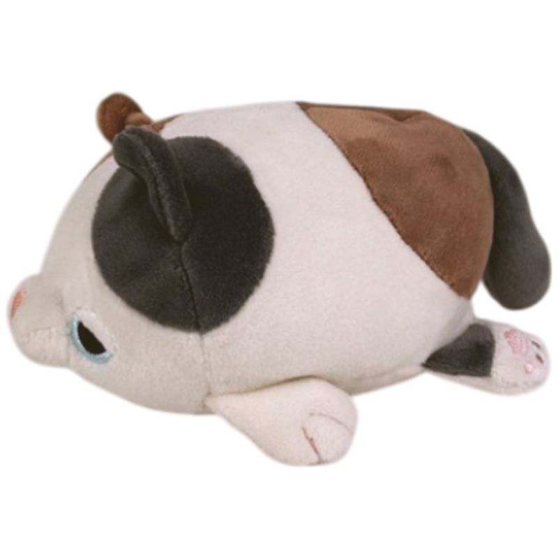 Image d'ambiance de présentation du produit Porte-clé peluche Nemu Nemu Yuzu le Chat (11 cm) - Trousselier
